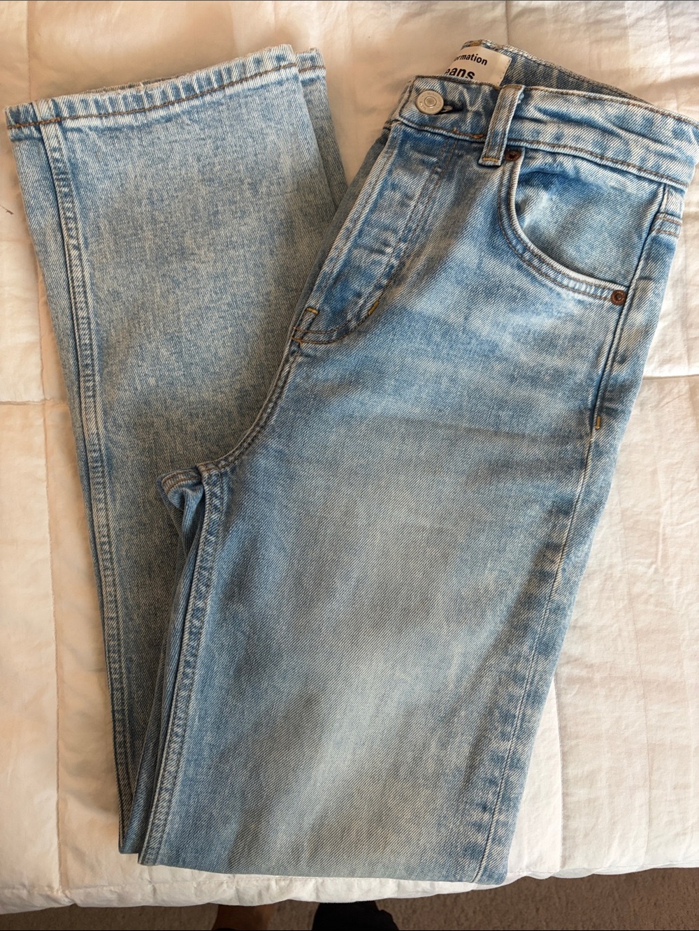 Reformation Cynthia High Rise Straight Jeans